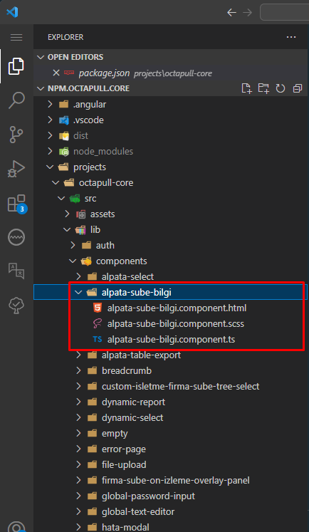 0-Komponent Eklenmesi